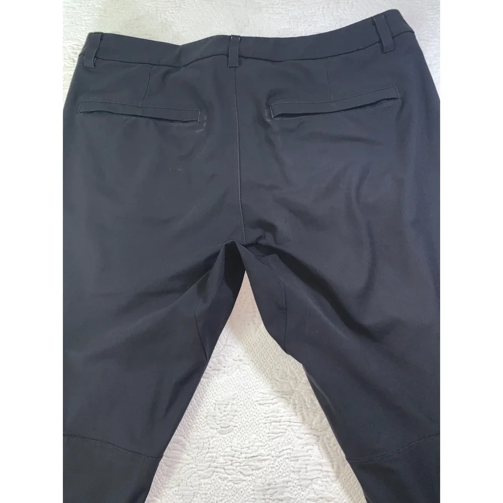 Lululemon Commission Pant 32 Warpstream Mens Black Trousers Golf Size 35